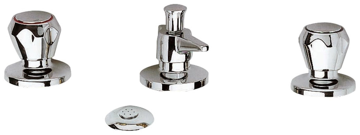 Rubinetto bidet con doccia e scarico - serie 1000-2000