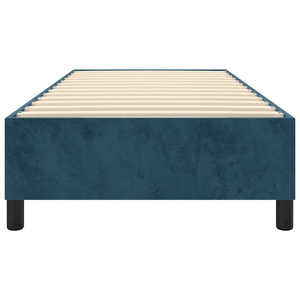 Giroletto a Molle Blu Scuro 90x190 cm in Velluto cod mxl 65624