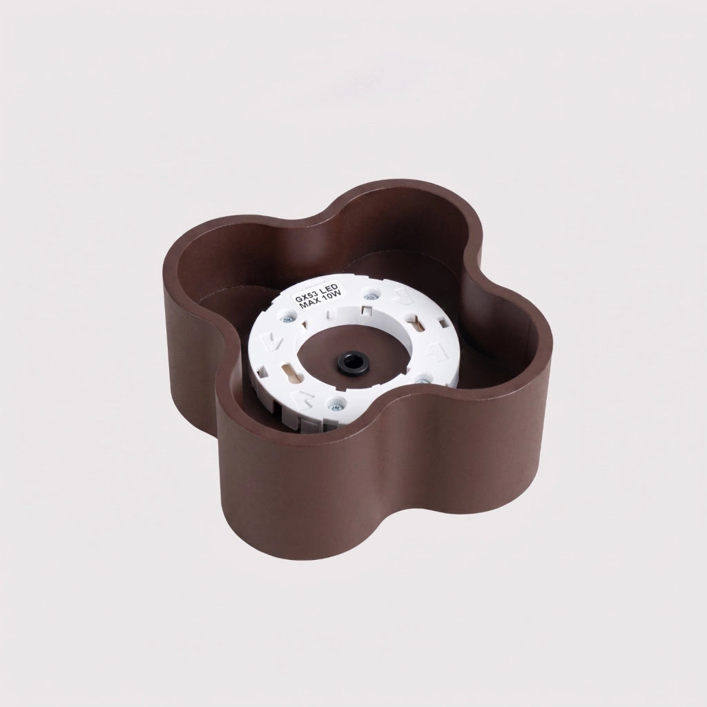 Plafoniera OVIO 1 marrone Gx53