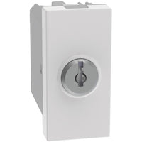 Deviatore a chiave Bticino MatixGO 2P 10AX 1 modulo bianco JW4022