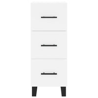 Credenza Bianca 34,5x34x180 cm in Legno Multistrato 3199257