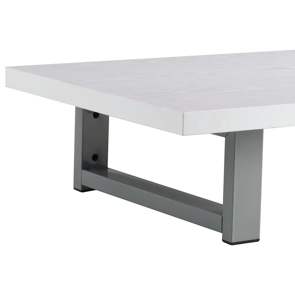 Set Mobili da Bagno 2 pz Ceramica Bianco 279341