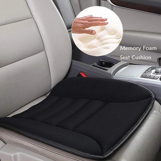 Cuscino per seggiolino auto, morbido, schiuma a bassa densità, comodo, adatto per l'uso domestico e ufficio (nero - 1st)