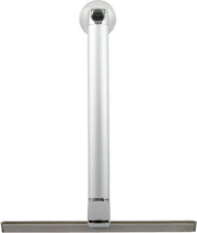Douchewisser telescopico in acciaio inossidabile 26 x 30-45 cm con attacco di fissaggio - douchewisser per bagno