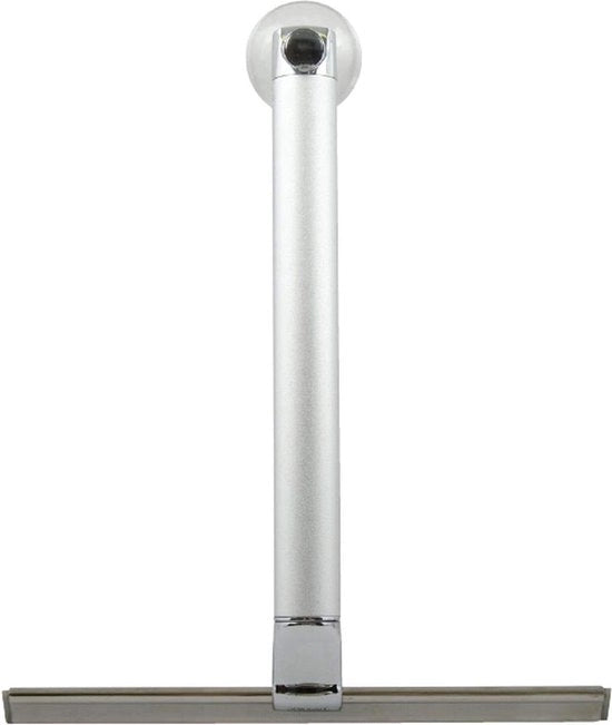 Douchewisser telescopico in acciaio inossidabile 26 x 30-45 cm con attacco di fissaggio - douchewisser per bagno