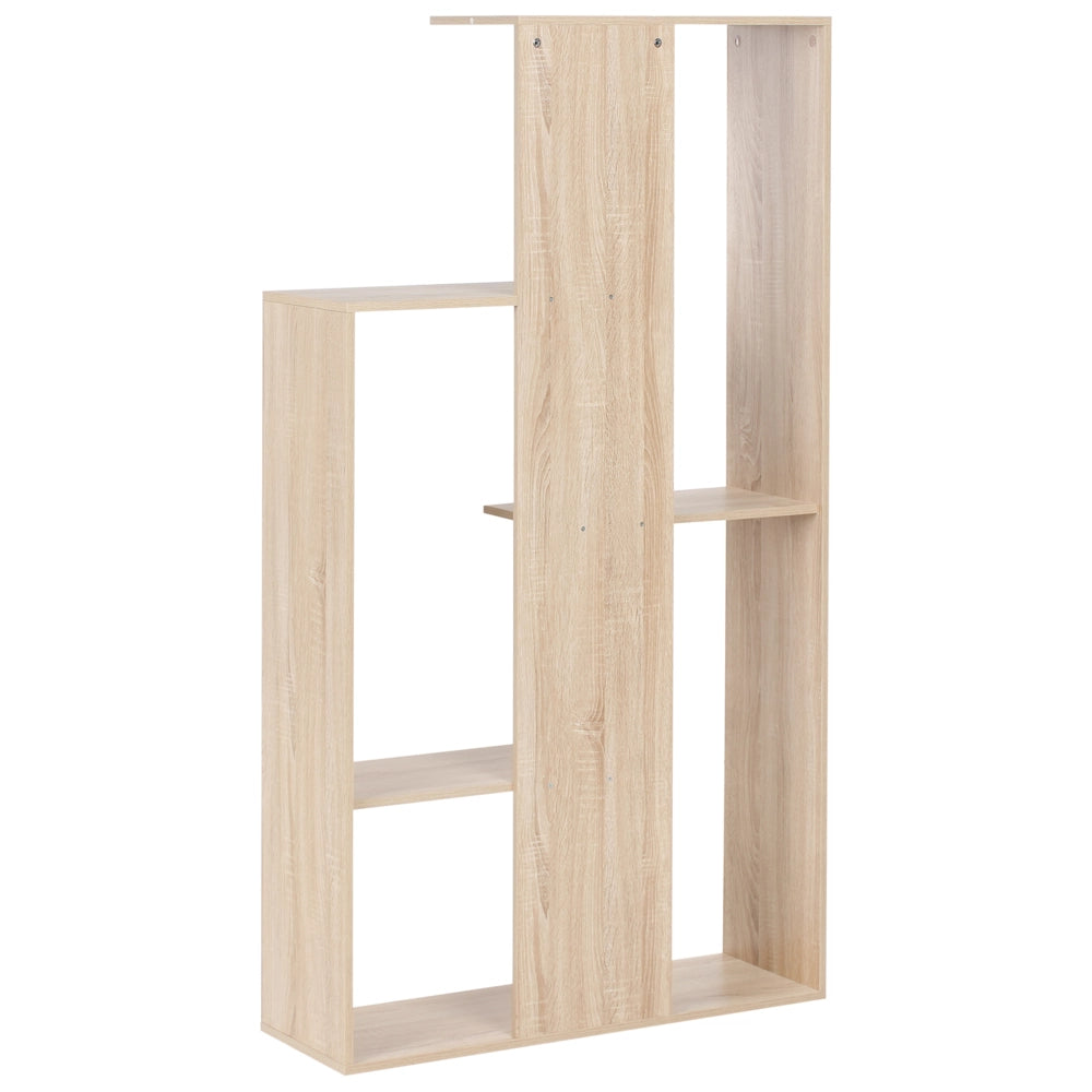 Libreria a 3 ripiani in truciolato Marrone chiaro stile minimalista