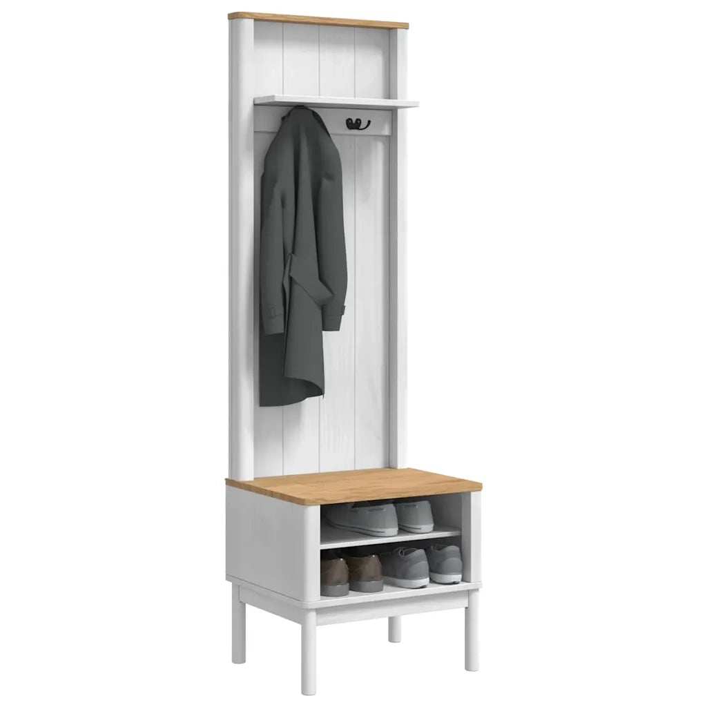 Armadio per corridoio FLORO Bianco 50 x 40 x 158 cm