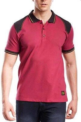 POLO ELASTICIZZATA RINFORZATA 'WORKPOL' BORDEAUX RICA LEWIS Tg. L - RICA LEWIS