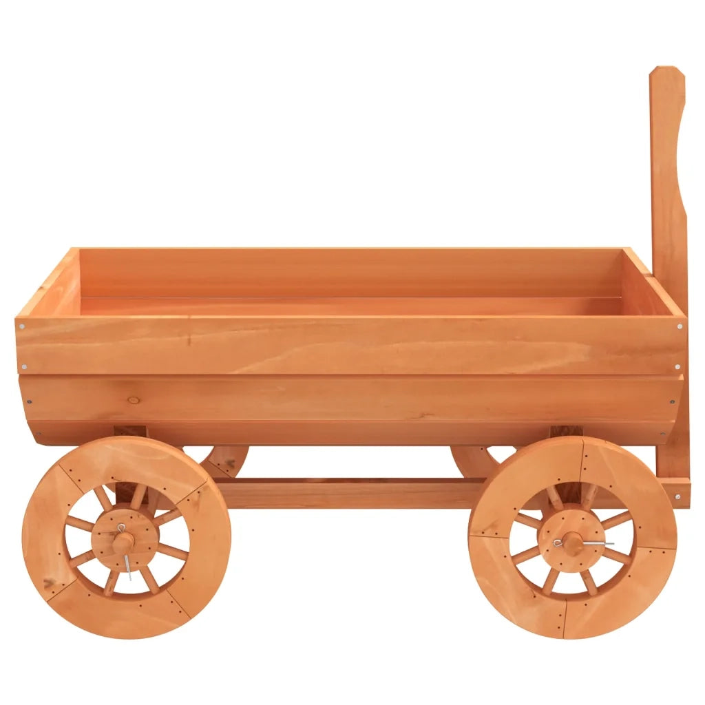 Carro Decorativo 70x43x54 cm in Legno Massello di Abete 364227