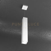 PLATE SOSPENSIONE TUBO H.50 1 LUCE BIANCO 1129-S50-BI