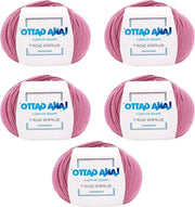 Panno di Lana Merino Extrafine Super Soft - 100% - Colore Rosa