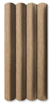 Pannello murale 10 pz  SPC 280x14x2 cannettato rovere