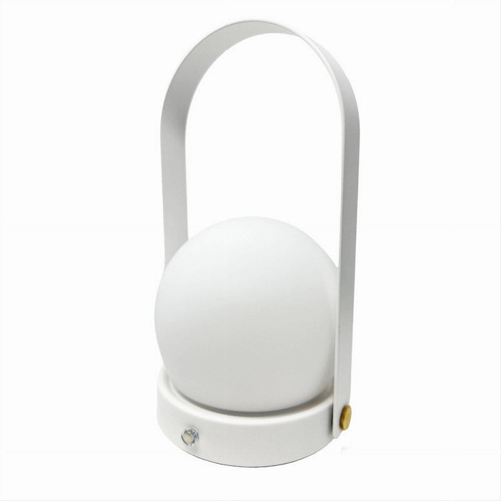 Trade Shop - Lampada Led Da Tavolo Ricaricabile Portatile Lume 3 Colorazioni Di Luce D29-b3c -