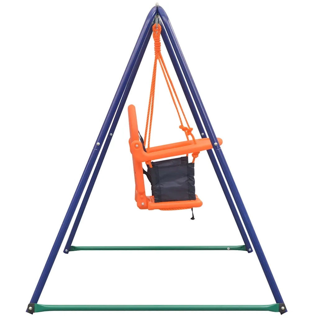 Altalena Singola e Altalena da Bimbi 2-in-1 Arancione CFW6400663