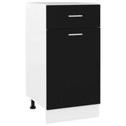 Armadio Inferiore Cassetto Â“LyonÂ” Nero 40x46x81,5cm