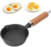 Mini-pan da giuso in acciaio - Ideale per uova e pannocchie - 10 cm - Maniglia per un uso facile - Adatto per gas e induzione - Grigio.