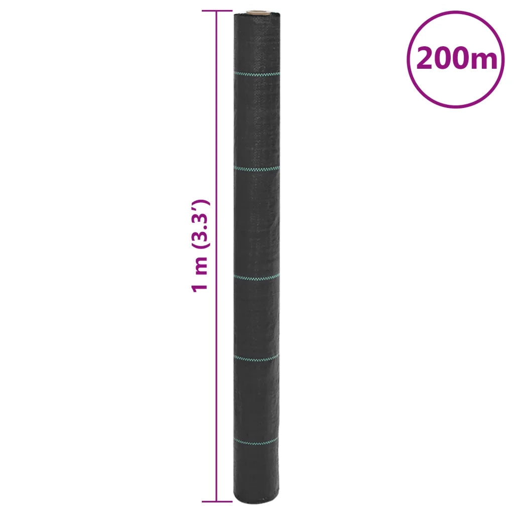 Membrana Antierbacce Nera 1x200 m in PP CFW4802451