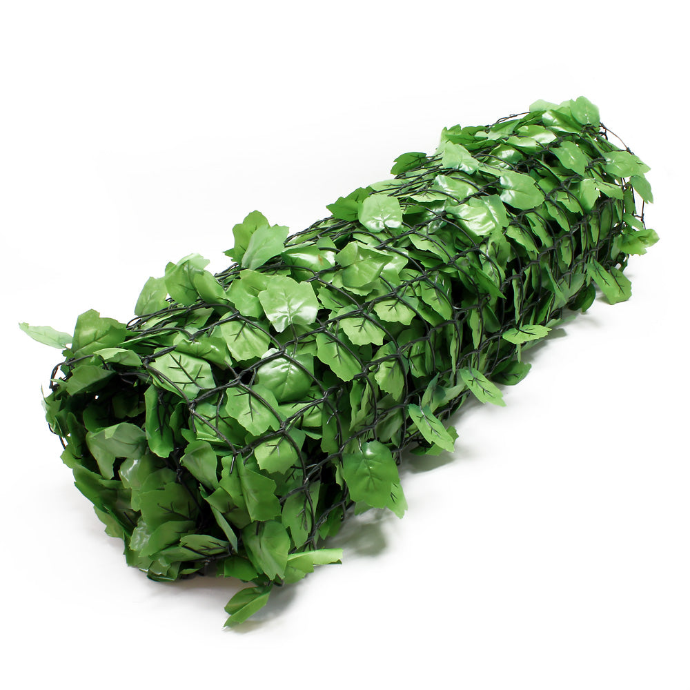 Rete per balconi con foglie finte 300 x 150 cm simil edera Siepe artificiale