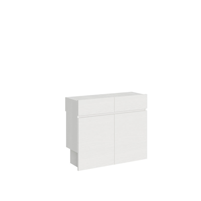 Panche Evolve Inferiore e superiore 72x26x300 - Bianco Frassino