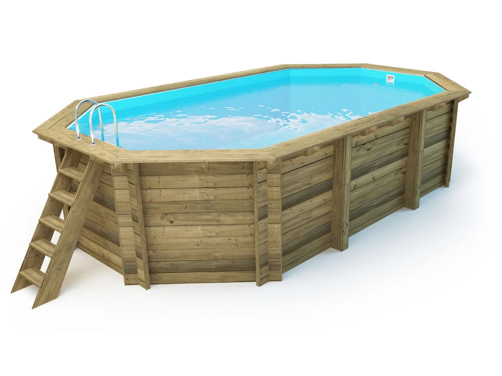 Piscina in legno " Cancun " - 6,53 x 4,41 x 1,45 m