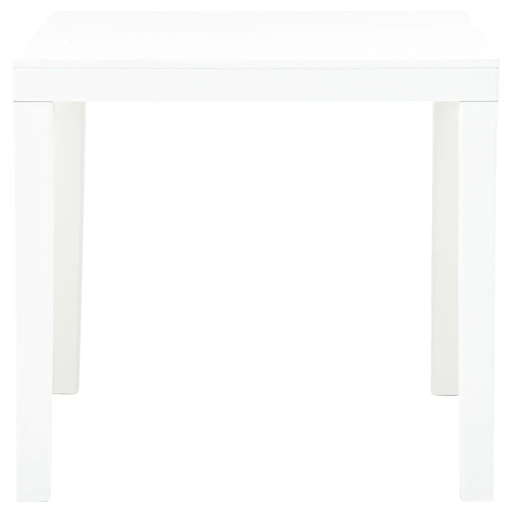 Tavolo da Giardino Bianco 78x78x72 cm in Plastica cod mxl 34432