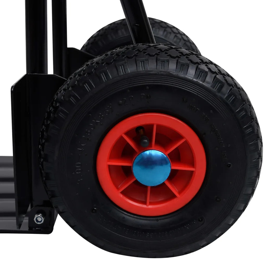 Carrello a Mano Telescopico 200 kg Nero e Rosso CFW8464952