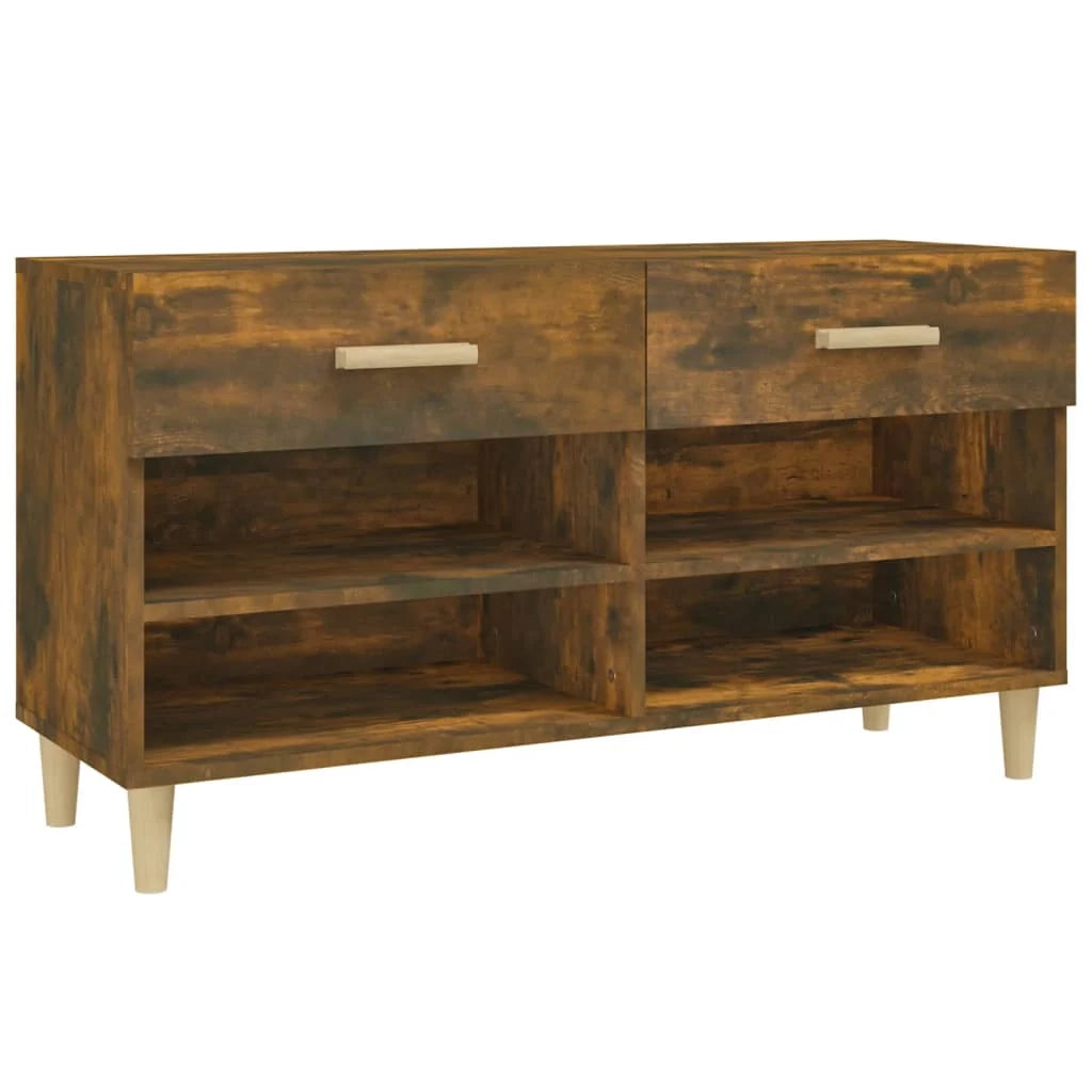 Scarpiera 102 x 35 x 55 cm in legno ingegnerizzato marrone 02_0043377