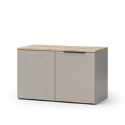 Vicco Credenza Grigio 80 x 50 cm con porta