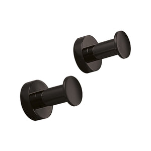 Lineabeta - Coppia appendiabiti Baketo in ottone nero