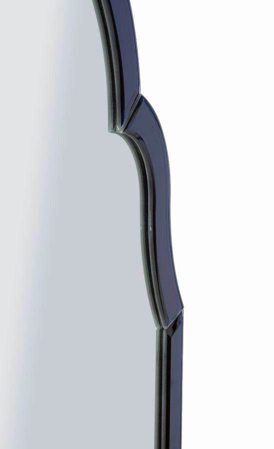 Specchio Da Muro Tangeri Blu Cm 47X1X80 Elegante Design