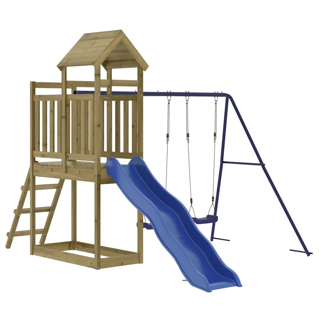 Set da Gioco da Esterno in Legno di Pino Impregnato CFW2311080
