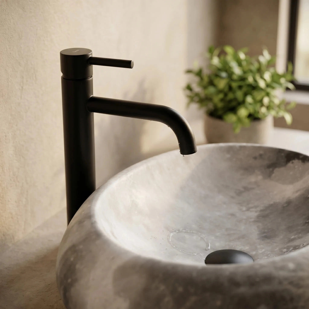 Lavabo Da Appoggio Rea Roxy C Stone L. Grey
