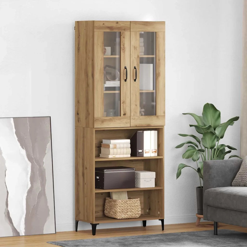 Credenza | Madia | Buffet da pranzo | Armadio da pranzo Rovere artigianale 69,5 x 34 x 180 cm