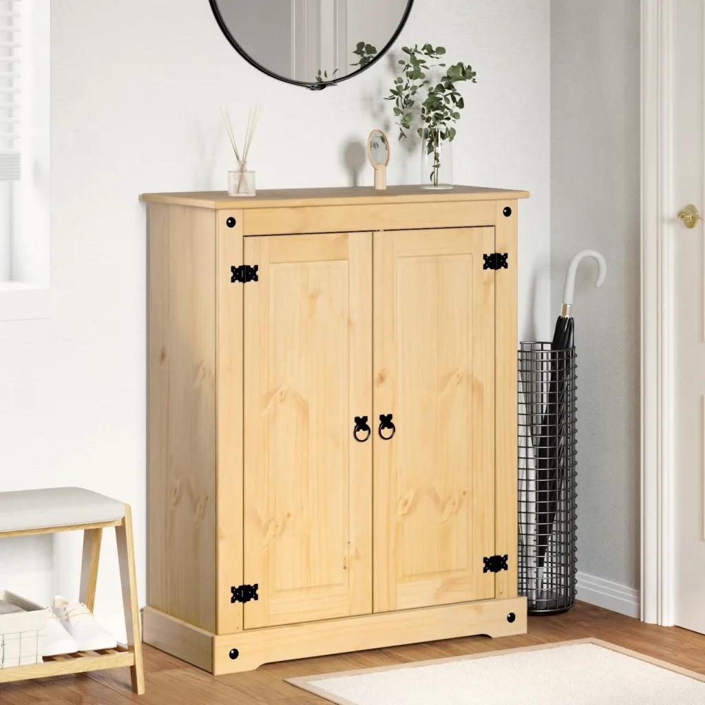 Scarpiera | Mobile per scarpe Corona 86x38,5x108 cm in Legno Massello di Pino