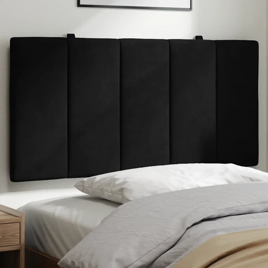 Cuscino Testiera Hanko Nero 100 cm in Velluto CFW1953700