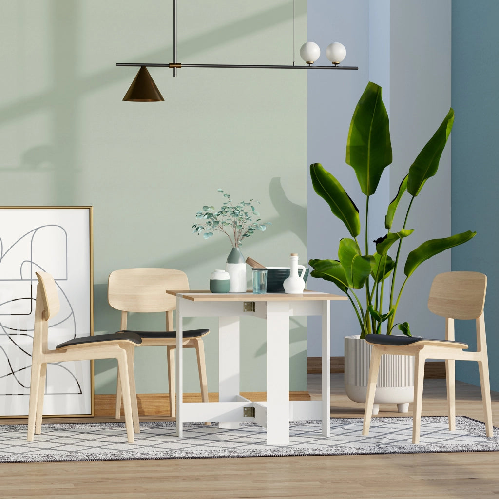 Tavolo da pranzo allungabile in legno ¨C Xylo ¨C rovere bianco 103x76x73.5cm
