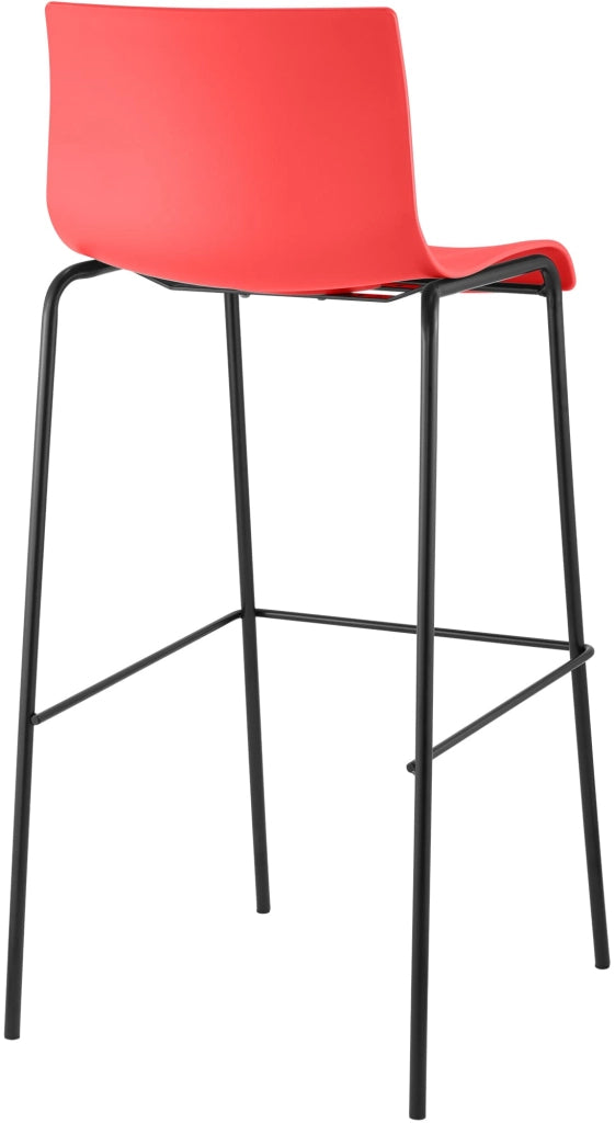 Sgabello da bar Hoover struttura a 4 piedi nero 5