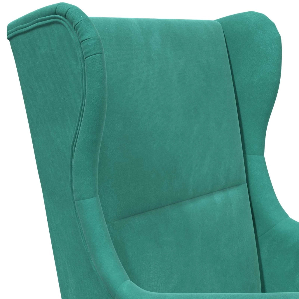 Poltrona | Sedia Relax Turchese Velluto