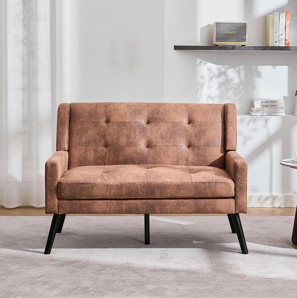 Set di 2 poltrone - Xylo - Rimbottitura in schiuma ad alta densit¨¤, tessuto morbido e resistente, gambe in legno massello con protezione pavimento
