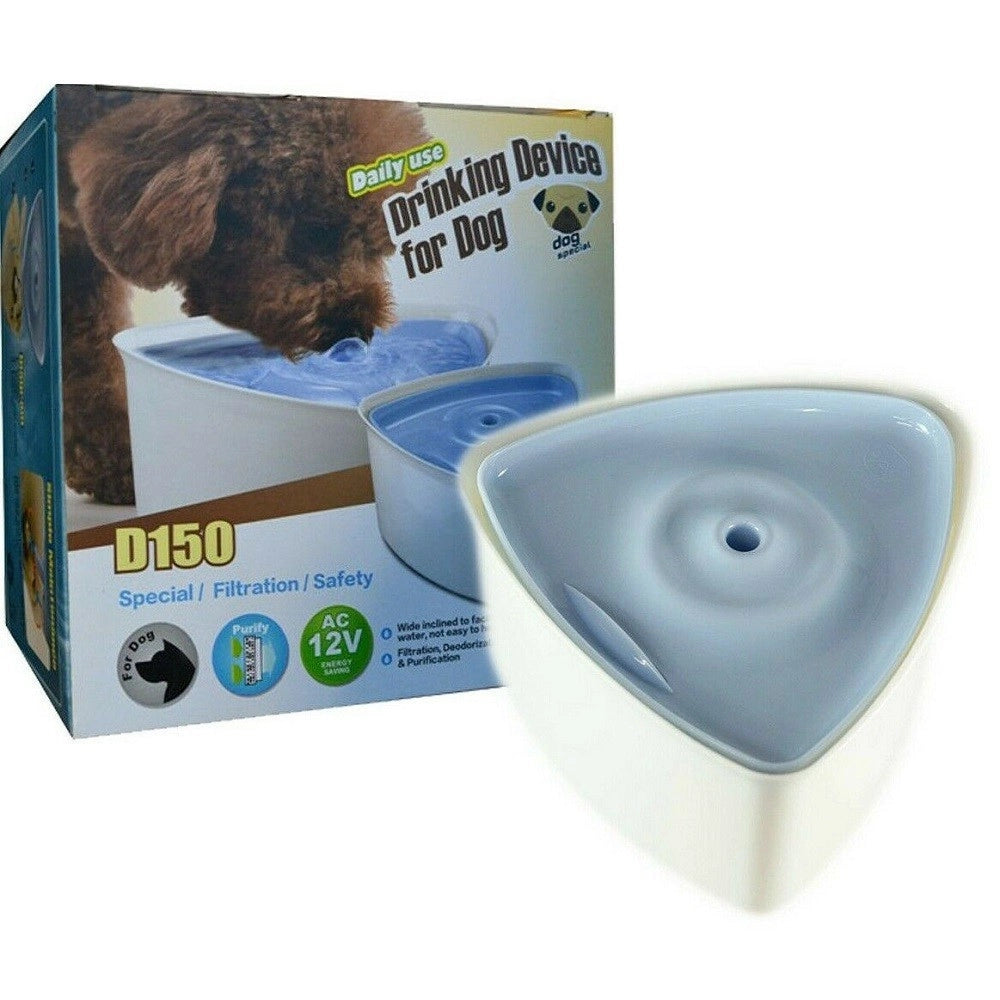 Trade Shop - Ciotola Cane Gatto Refrigerata Acqua Fresca Purificazione Fitraggio 12volt 1.5lt -