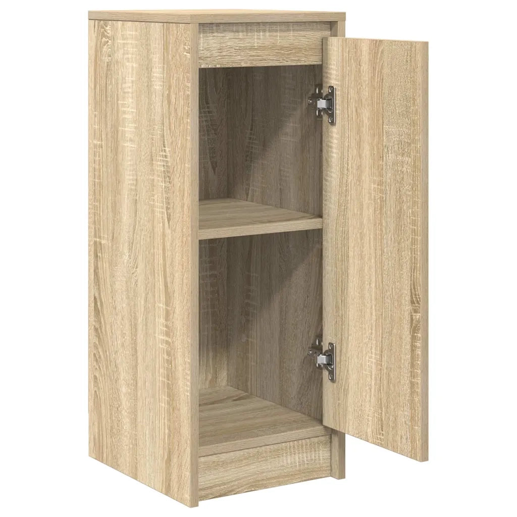 Credenza | Madia | Buffet da pranzo | Armadio da pranzo Rovere Sonoma 29,5x34x76 cm in Legno Multistrato