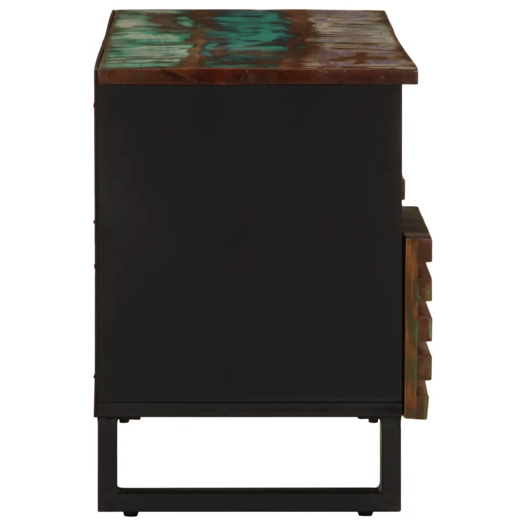 Mobile Porta TV 100x34x46 cm in Legno Massello di Acacia