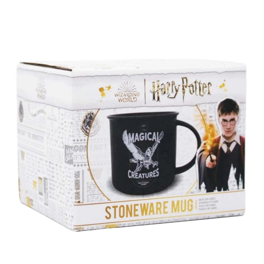Tazza di ceramica da 430 ml con motivo Creature magiche Solida Lavabile Nero Harry Potter