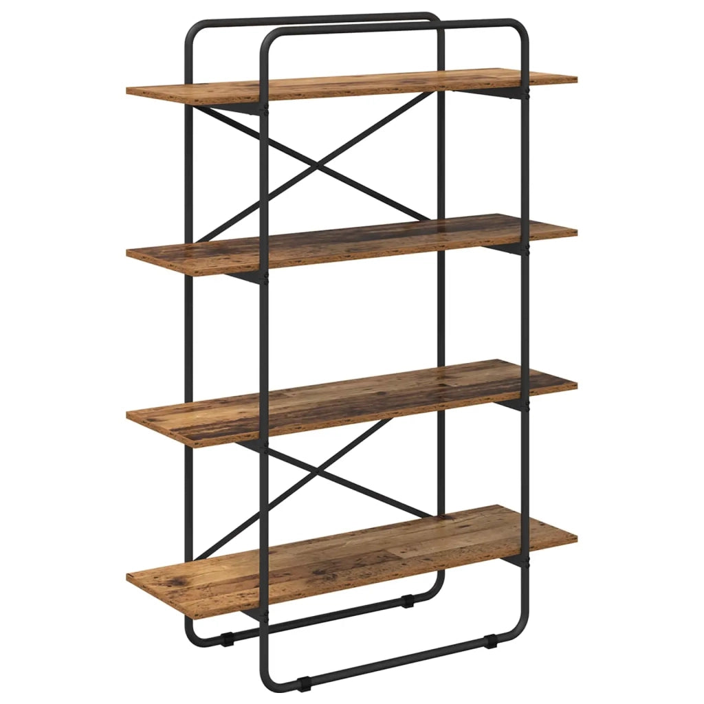 Libreria 4 livelli 100 x 35 x 140 cm PB Legno di quercia 8007790