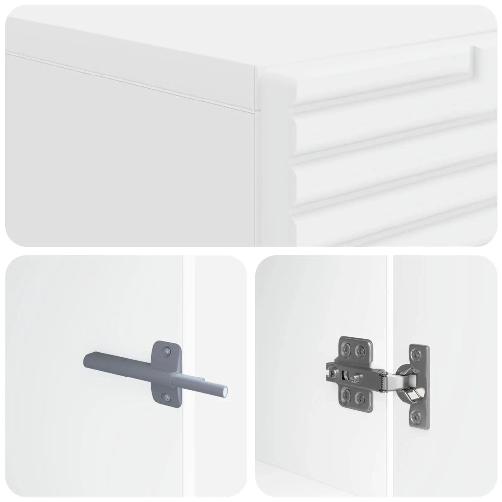 Mobile TV Bianco Legno ingegnerizzato 896895