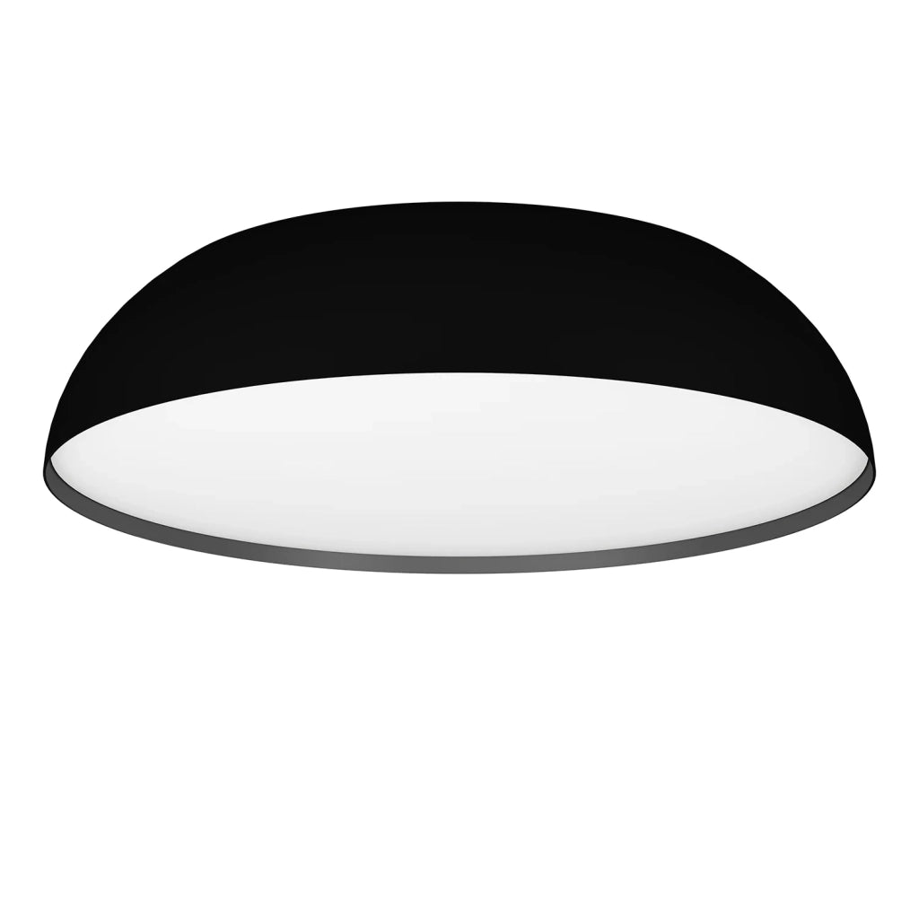 Plafoniera Minimal Tollos-Z Alluminio Nero 3 Luci Led Integrato 11W