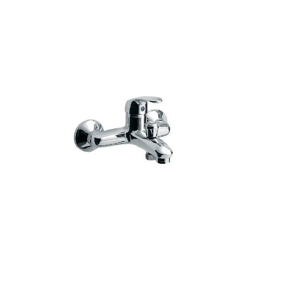 Miscelatore monocomando cromato vasca Teorema modello T-One tubo doccia doccetta