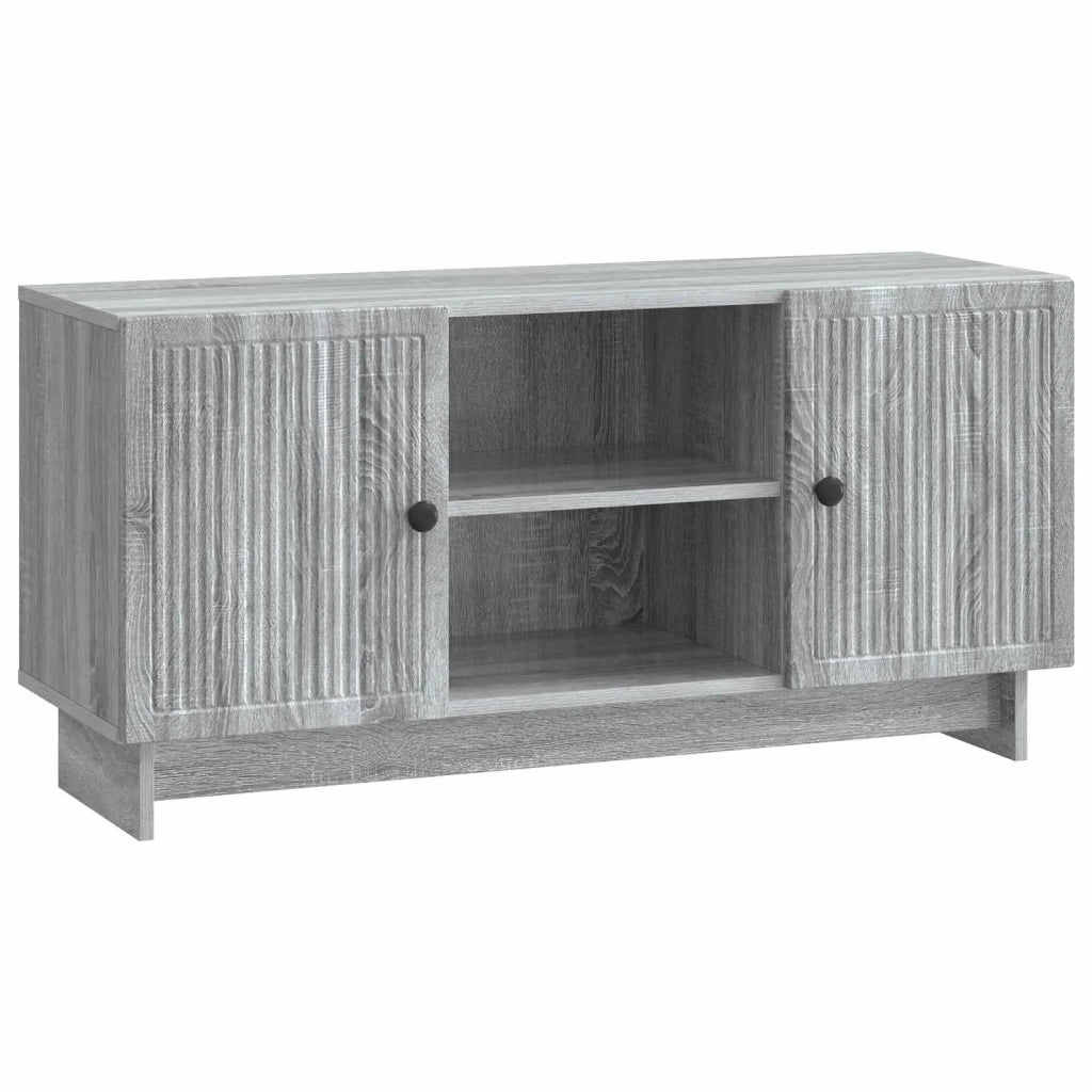 Mobile TV 102 x 34,5 x 50 cm Sonoma grigio Legno ingegnerizzato