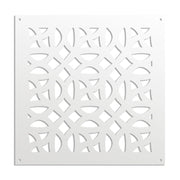 CANTERBURY - Pannello in PVC traforato - Parasole Misura: 98x98 cm, Colore: bianco
