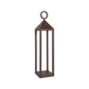 PICNIC Lampada da Tavolo Portatile LED 2,2W IP54 2700K 43cm Corten - Luce Wireless Ricaricabile per Interni ed Esterni - Rossini Group